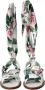 Dolce & Gabbana Bloemenprint Enkelwikkel Sandalen Multicolor Dames - Thumbnail 2