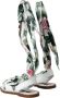 Dolce & Gabbana Bloemenprint Enkelwikkel Sandalen Multicolor Dames - Thumbnail 4