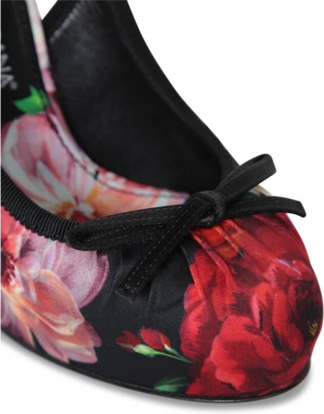Dolce & Gabbana Bloemenprint Slingback Schoen
