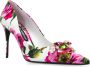 Dolce & Gabbana Bloemmotief hakken Multicolor Dames - Thumbnail 4