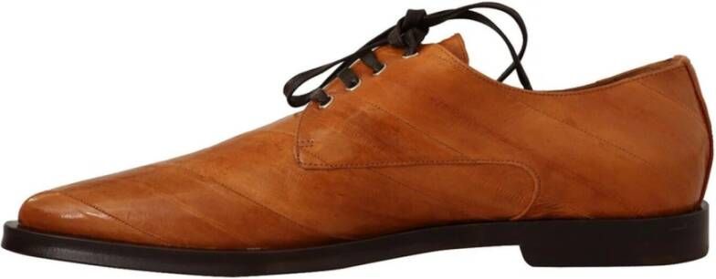 Dolce & Gabbana Bruine paling leren formele veterschoenen - Foto 6