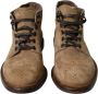 Dolce & Gabbana Bruin Leren Veterschoenen Brown Heren - Thumbnail 13