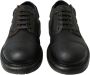 Dolce & Gabbana Retro Glitter Derby Schoenen met Veters Black Heren - Thumbnail 2