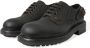 Dolce & Gabbana Retro Glitter Derby Schoenen met Veters Black Heren - Thumbnail 3