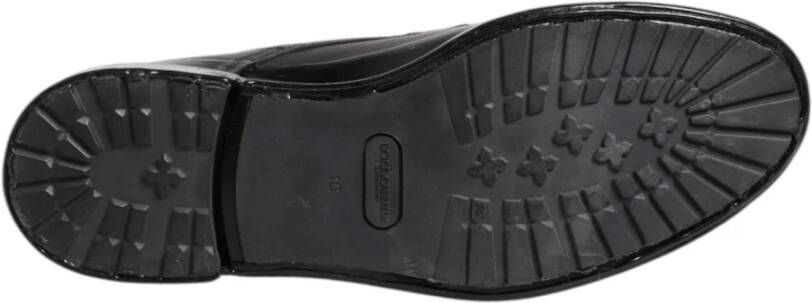 Dolce & Gabbana Bruin Zwart Veterschoenen Mid Calf Laarzen
