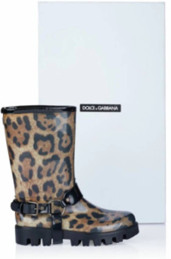Dolce & Gabbana Bruine Dameslaarzen & Enkellaarsjes