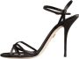 Dolce & Gabbana Bruin Satijn Stiletto Sandalen Schoenen Brown Dames - Thumbnail 5