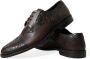 Dolce & Gabbana Bruine Krokodillenleren Oxford Schoenen Brown Heren - Thumbnail 13