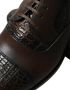 Dolce & Gabbana Bruine Krokodillenleren Oxford Schoenen Brown Heren - Thumbnail 13