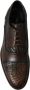 Dolce & Gabbana Bruine Krokodillenleren Oxford Schoenen Brown Heren - Thumbnail 15