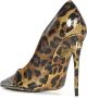 Dolce & Gabbana Bruine Leo-Print Pumps voor Vrouwen - Thumbnail 2