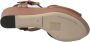 Dolce & Gabbana Bruine Leren Sleehak Sandalen met Amore Logo Brown Dames - Thumbnail 5