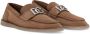 Dolce & Gabbana Bruine Platte Schoenen Elegant Stijl Brown Heren - Thumbnail 2