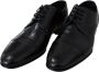 Dolce & Gabbana Zwarte Leren Oxford Wingtip Formele Schoenen Black Heren - Thumbnail 9