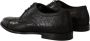 Dolce & Gabbana Exotische Leren Veterschoenen Black Heren - Thumbnail 12