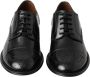 Dolce & Gabbana Herenleren Derby Oxford Wingtip Schoenen Black - Thumbnail 27