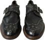 Dolce & Gabbana Elegante Monniksband Kalfsleren Schoenen Black Heren - Thumbnail 25