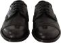 Dolce & Gabbana Exotische Leren Veterschoenen Black Heren - Thumbnail 2