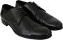 Dolce & Gabbana Zwarte Leren Formele Jurkschoenen Italiaanse Stijl Black Heren - Thumbnail 14