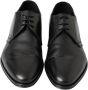 Dolce & Gabbana Zwarte Leren Veterschoenen voor Formele Gelegenheden Black Heren - Thumbnail 4