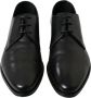 Dolce & Gabbana Zwarte Leren Veterschoenen Derby Model Black Heren - Thumbnail 12