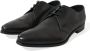 Dolce & Gabbana Zwarte Leren Veterschoenen Derby Model Black Heren - Thumbnail 13