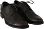 Dolce & Gabbana Bruin Leren Wingtip Derby Formele Schoenen Brown Heren - Thumbnail 10