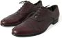 Dolce & Gabbana Bordeaux Leren Derby Schoenen Brown Heren - Thumbnail 3