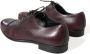 Dolce & Gabbana Bordeauxrode Lederen Formele Derby-Geklede Schoenen - Thumbnail 13