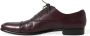 Dolce & Gabbana Bordeauxrode Lederen Formele Derby-Geklede Schoenen - Thumbnail 14