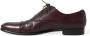 Dolce & Gabbana Bordeaux Leren Derby Schoenen Brown Heren - Thumbnail 5