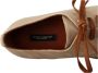 Dolce & Gabbana Zakelijke Schoenen Upgrade Echte Paling Leren Platte Schoenen Beige Dames - Thumbnail 25