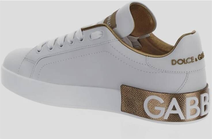 Dolce & Gabbana Calfskin Sneaker Wit Dames