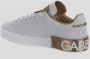 Dolce & Gabbana Portofino Sneakers Dolce Gabbana Gold Dust Leather Beige Dames - Thumbnail 13