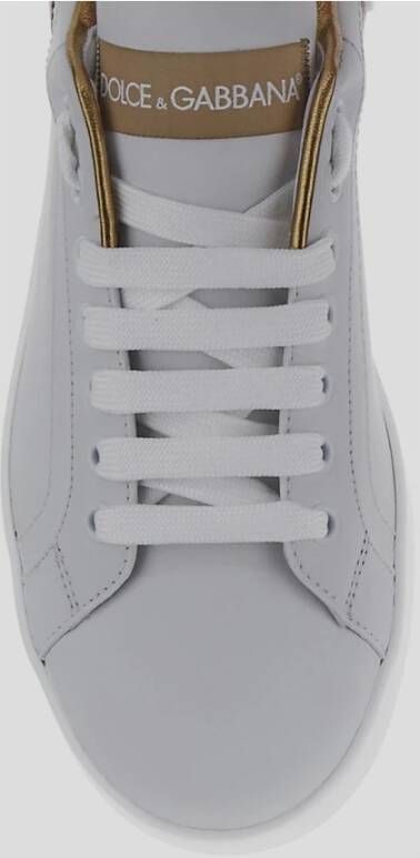 Dolce & Gabbana Calfskin Sneaker Wit Dames