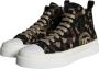 Dolce & Gabbana Camouflage High Top Sneakers Canvas Leer Multicolor Heren - Thumbnail 3