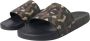Dolce & Gabbana Camouflage Leren Slippers Multicolor Heren - Thumbnail 3