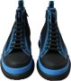 Dolce & Gabbana Canvas High Top Sneakers Zwart Blauw Black Heren - Thumbnail 8