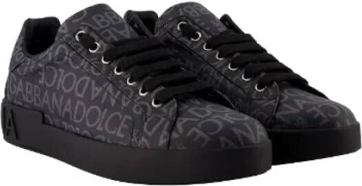 Dolce & Gabbana Canvas sneakers Black Heren