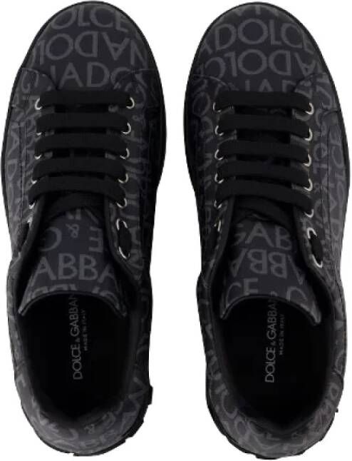 Dolce & Gabbana Canvas sneakers Black Heren
