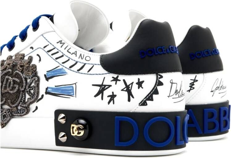 Dolce & Gabbana Casual Sneakers met Uniek Ontwerp Multicolor Heren
