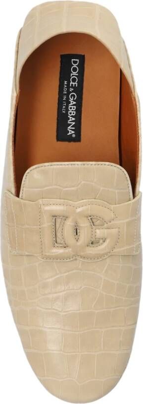 Dolce & Gabbana Chauffeur mocassins Beige Heren