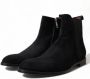 Dolce & Gabbana men's leather desert boots lace up ankle boots Zwart Heren - Thumbnail 6