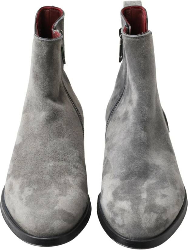 Dolce & Gabbana Chelsea Boots Gray Dames