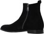 Dolce & Gabbana Dolce Gabbana Black Suede Leather Chelsea Mens Boots Shoes Black Heren - Thumbnail 3