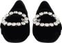 Dolce & Gabbana Zwarte Kristallen Ballerinas Hoge Kwaliteit Gemaakt in Italië Black Dames - Thumbnail 5