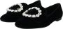 Dolce & Gabbana Zwarte Kristallen Ballerinas Hoge Kwaliteit Gemaakt in Italië Black Dames - Thumbnail 6