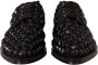 Dolce & Gabbana Studded Lace Up Formele Platte Schoenen Black Dames - Thumbnail 3