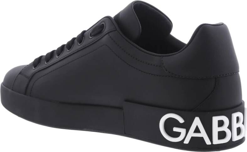 Dolce & Gabbana Continuative Low-Top Sneakers Zwart Heren