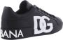 Dolce & Gabbana Zwarte Sneakers Ronde Neus Logo Print Black Heren - Thumbnail 13